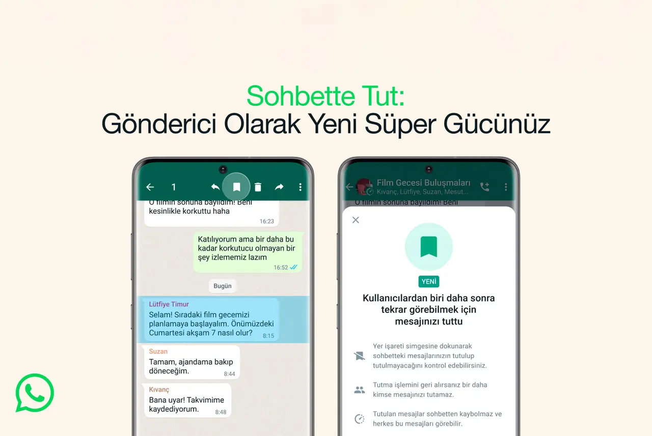 WhatsApp, Kullanıcılara Kaybolan Mesajları Saklama Seçeneği Ekledi