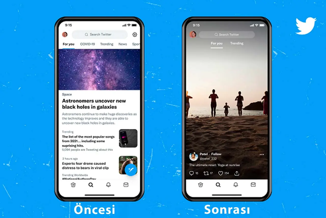 Twitter, Yeni Arayüzünü Test Ediyor