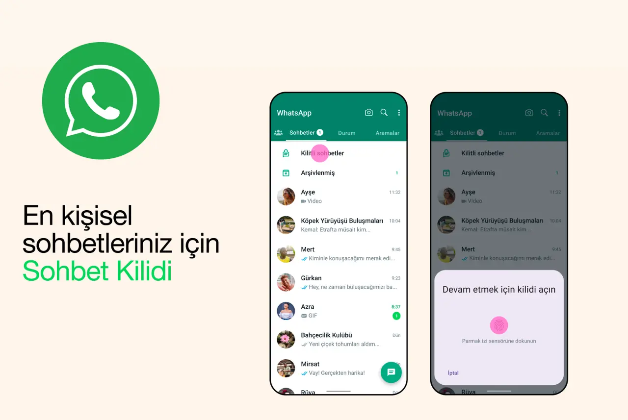 WhatsApp, Uygulama İçinde Ek Gizlilik için Sohbet Kilidi Ekliyor