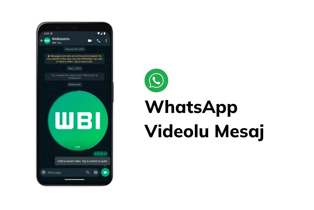WhatsApp videolu mesajlaşma özelliği