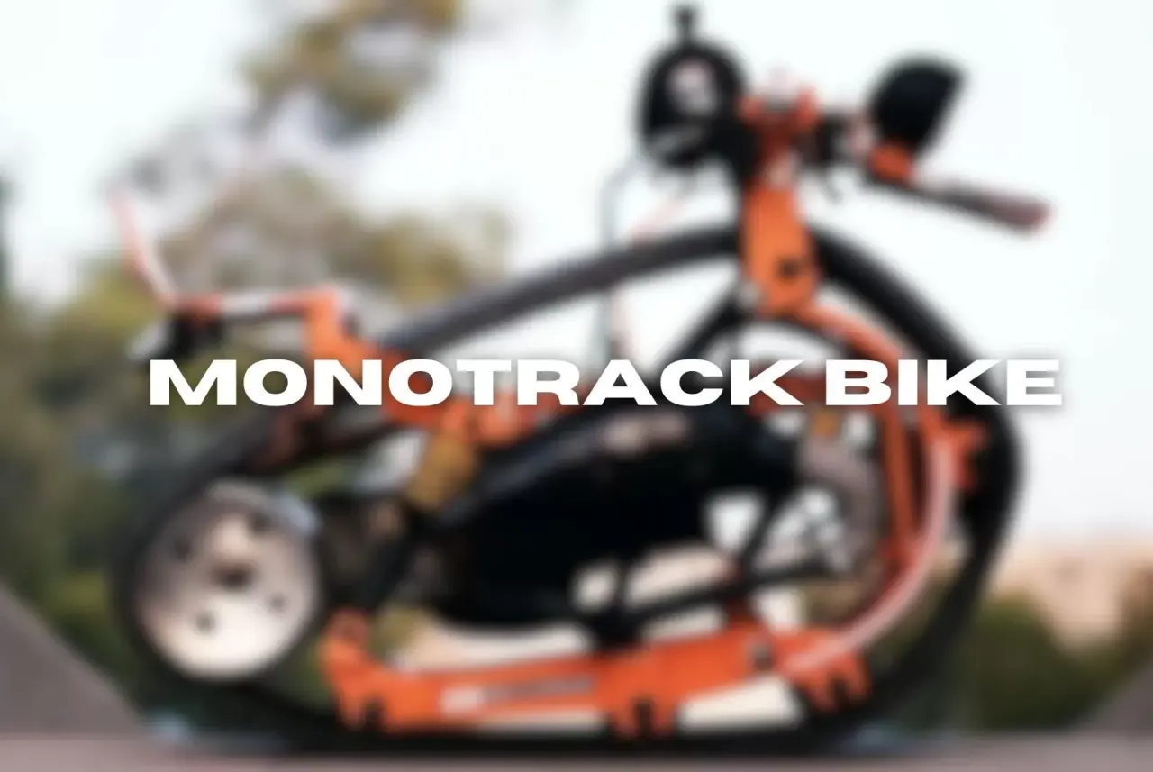 Eski Otomobil Lastiği İle Yapılan Motor: Monotrack Bike