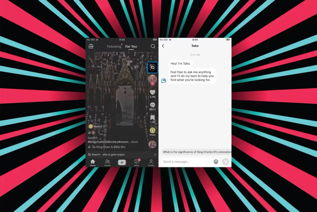 TikTok: AI Sohbet Deneyimini Test Ediyor